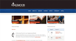 Desktop Screenshot of kingswoodumc.org